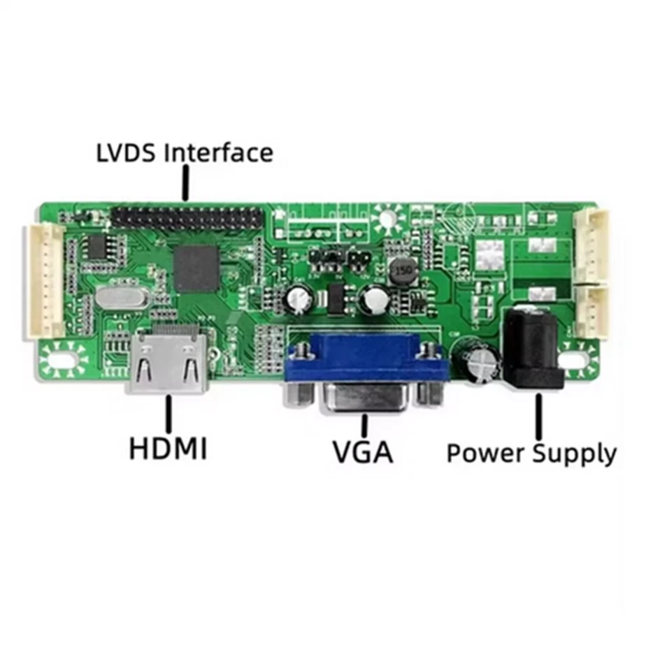 19 Zoll DV190FBM-NB0 LVDS 30 Pin 1920*360 LCD+HD MI DVI VGA LCD Controller Platine - Bild 3 von 4
