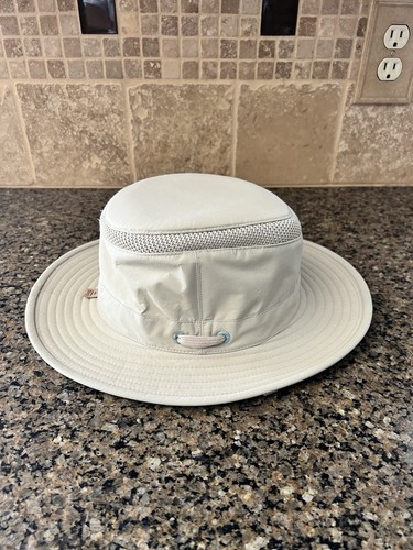 Tilley LTM5 Airflo schmaler Sonnenhut, Größe 7 1/4 hellbraun khaki, Unisex - Bild 4 von 7