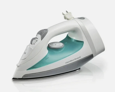 #ad #ad Hamilton Beach Retractable Cord Steam Iron Stainless Steel Soleplate 1200W $20.00