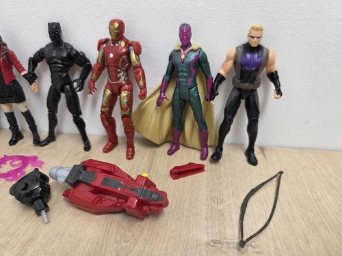 3.75 Avengers Figures Bundle Fury Scarlet Witch America Panther Widow Winter - Picture 4 of 4