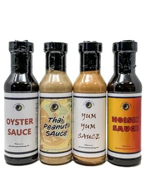 Asian Sauce | Variety 4 Pack | Hoisin Sauce | Oyster Sauce | Yum Yum Sauce | Tha