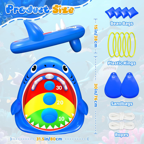 Juegos Para Flotadores Piscina Ninos, Juguete De Agujero De Maíz Con Forma De Ti - Imagen 6 de 12