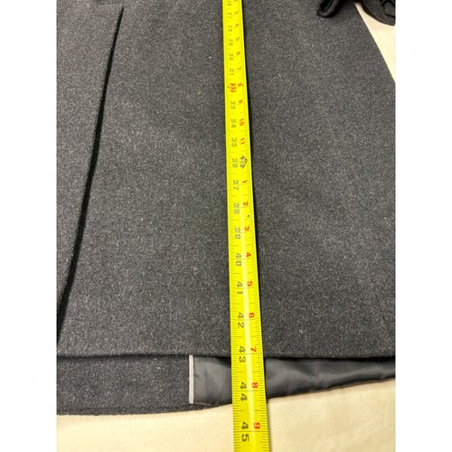 Lauren Ralph Lauren Men's Charcoal Wool Cashmere Blend Overcoat Topcoat Size 42R - Picture 10 of 13