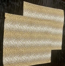 LOT of 3 Tapestry Euro & Standard Pillow Shams Leopard Animal Print Tapestry