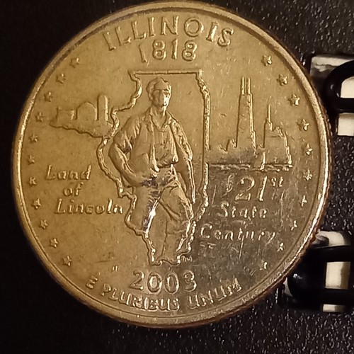 2003 P Washington Illinois Land Of Lincoln Quarter - Picture 9 of 24
