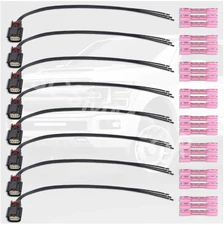 Fit For 2010-2014 Ford F-150 6.2L V8 8x Ignition Coil Connector Plug Cable Wire