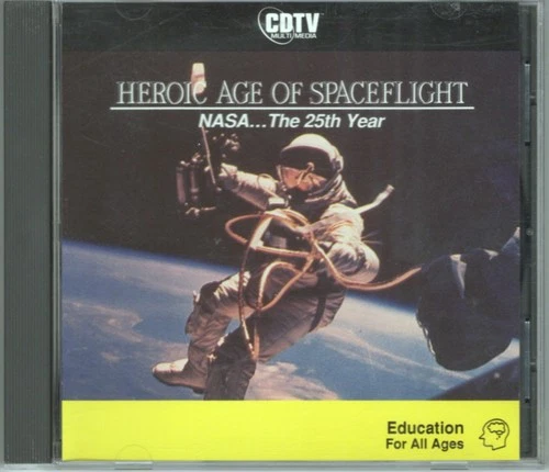 Commodore CDTV Heroes of Spaceflight Cd-Rom