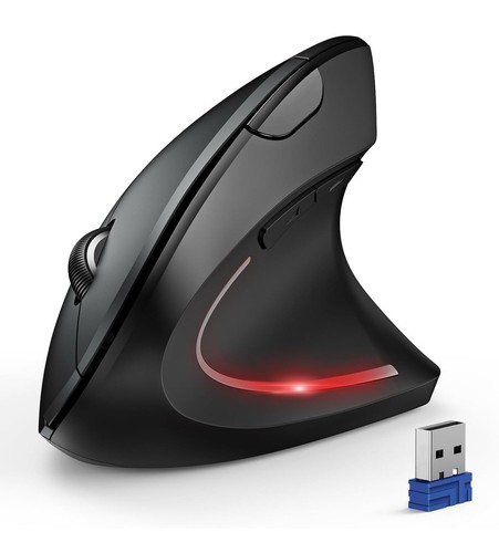 TECKNET Ergonomic Mouse 4800 DPI Wireless Vertical Mouse - Picture 8 of 8