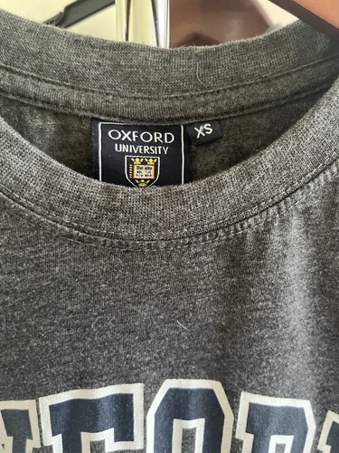 Oxford University Licensed Tee Shirt Grey Sz XS - Picture 8 of 9