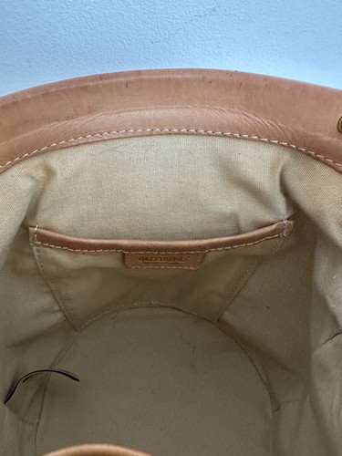 Alte Trend Vintage Doctor Bucket Leder Umhängetasche Henkelriemen braun Schnalle - Bild 13 von 23