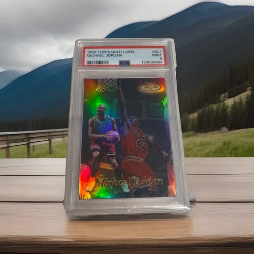 1999 Topps Gold Label Michael Jordan #GL1 Graded PSA 9 Mint Gorgeous Card GOAT