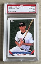 1993 Topps Traded - Todd Helton #19T (RC) HOF PSA 10