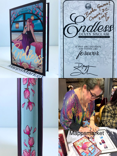 SIGNIERT Endless von Devyn Sinclair Fae Kiste BÜCHER, KLEIDER & KRONEN EXKLUSIV HC