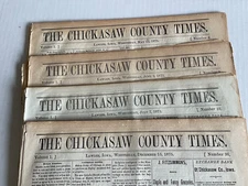 IOWA PIONEER NEWS LAWLER CHICAWSAW COUNTY ORIGINAL & COMPLETE