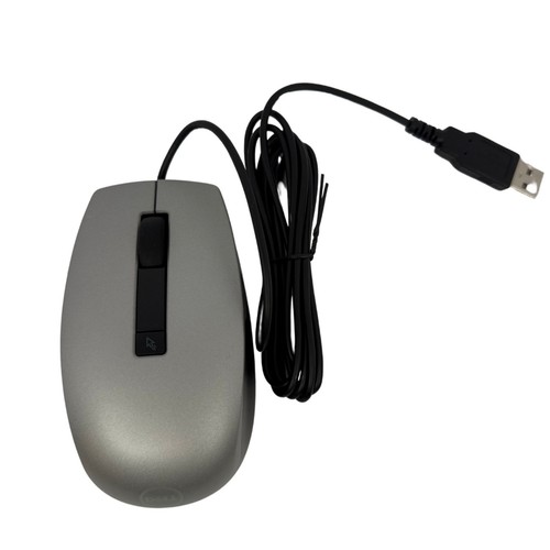 DELL 6-Button Silver Wired Laser Optical Scroll Wheel USB Mouse M-UAV-DEL8 4K93W - Picture 3 of 5