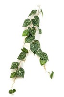 Artplants Unechte Anthurium Girlande Giles, GrüN, 110Cm