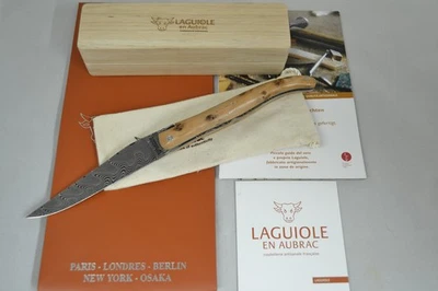 Laguiole en Aubrac Taschenmesser 12cm Klinge Damas Frankreich juniper Wacholder
