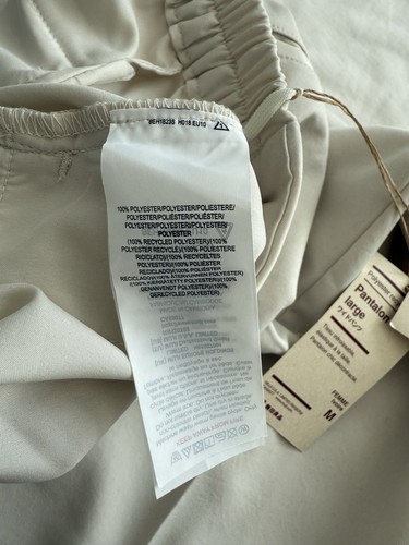 Neu mit Etikett Muji knitterarme cremefarbene Hose mit weitem Bein Gr. M - Bild 7 von 7