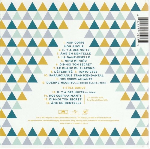 OLIVIA RUIZ A Nos Corps-Aimants France CD 16 track 2016 Pop Chanson - Picture 2 of 3