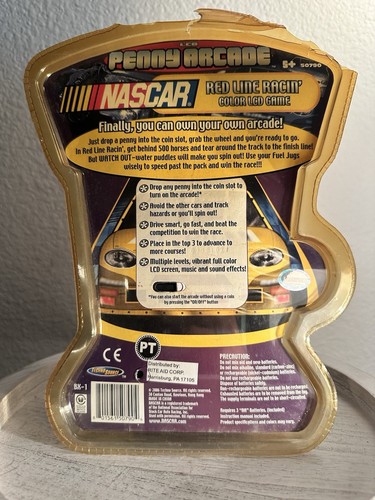 Nascar Red Line Racing Penny Arcade - 2006 - Color LCD Game - Picture 2 of 7