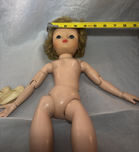 1950's Dollikin UNEEDA 2S 19" Fashion Doll Sleepy Eyes Jointed Fully Articulated - Picture 14 of 17