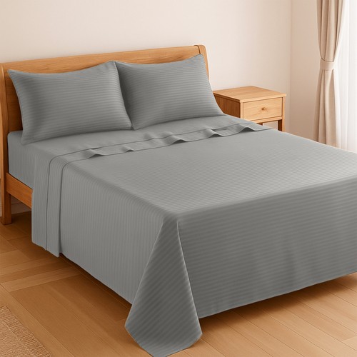 4 Piece Bed Sheet Set Hotel Luxury Ultra Soft Microfiber Deep Pocket Sheets Set - Picture 17 of 110