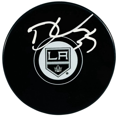 Darcy Kuemper signed Los Angeles Kings Logo Puck NHL handsigniert + Beckett COA