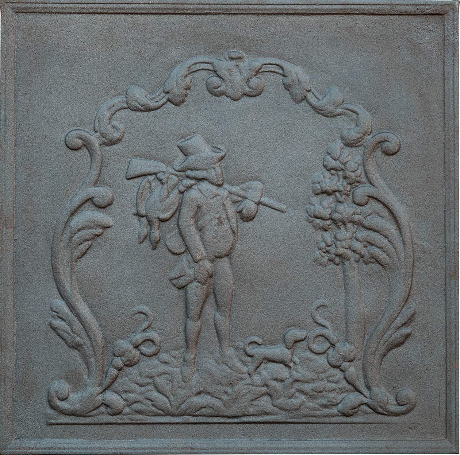 Plaque en fonte unie pour cheminée 60x60 cm LB-SOLITARIO Plaque en fonte unie pour cheminée 60x60 cm LB-SOLITARIO