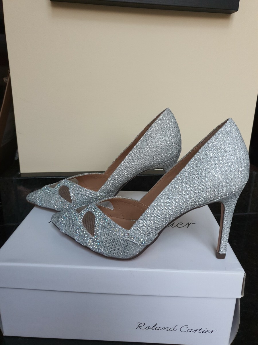 Roland cartier silver shoes sales