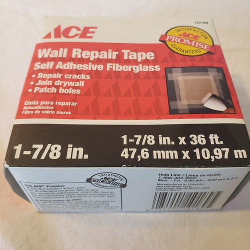 Ace 10189 Fiberglass Self Adhesive Drywall Repair Tape 1-7/8 " W X 36' L NOS - Picture 7 of 9