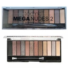 Nude Palette Eyeshadow Technic 12 Shade Naked Brown Natural Smokey Mega Nude #2