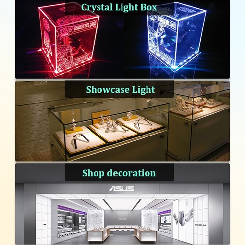 100ps 12V 2835 3mm width LED Hard Rigid Light Bar For Home Kitchen Cabinet Decor - Picture 9 of 13