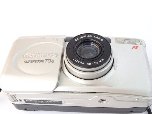 Olympus Superzoom 70G 35mm Compact Film Camera Zoom 38-70mm Box from Japan - Picture 8 of 17