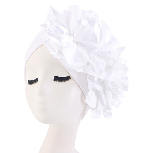 Mujeres Grandes Flores Turbantes Gorra Quimio Gorro Sombrero Musulmán Hijab Cubierta para la Cabeza Envoltura para la Cabeza - Imagen 13 de 19