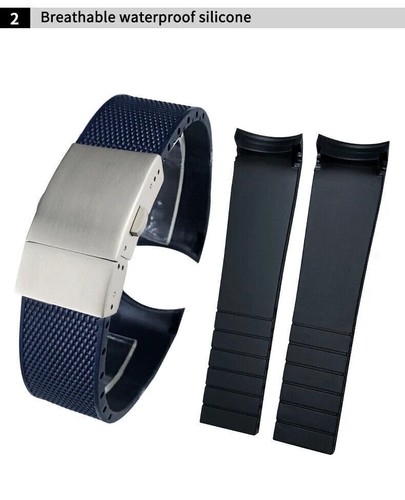 19/20/21 mm Silikon Kautschuk Uhrenarmband für Longines Hydroconquest L3 781 782 VHP - Bild 19 von 28