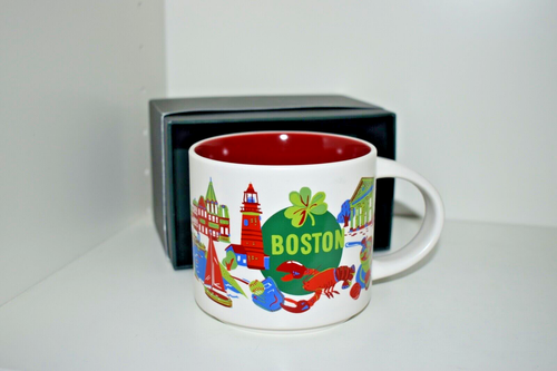 Taza Starbucks Mug Boston, Massachusetts EE. UU. ¡NUEVA! SERIE DESCUBRIMIENTO - Imagen 1 de 2