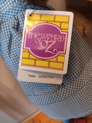 Vintage 14" Wizard of Oz set of 4 Dolls w/ stands Presents MGM Turner 1987 - Bild 7 von 13