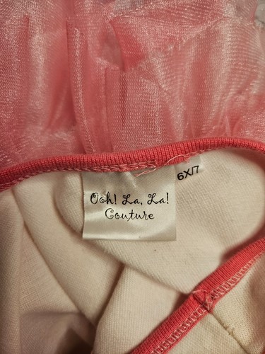 OHH! LA LA  Couture Girls Pink Tutu Sequined Sleeveless Easter Dress size 6x/7 - Picture 6 of 6