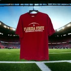 Florida State Seminoles T-Shirt Ncaa Shirt Mens Large Red Short Sleeve