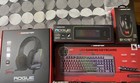 🔴 Monster LED Gaming Keyboard,Mouse,Mouse pad And Headset, Set Complete.