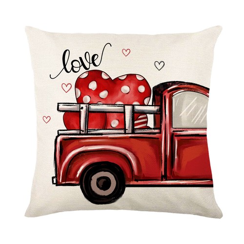 Valentines Day Pillow Covers 18x18 Polka Dots Love Heart Gnomes Throw Pillows - Picture 21 of 25