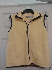 Basic Editions Women's Winter Vest From Opening. Yellow. Preowned