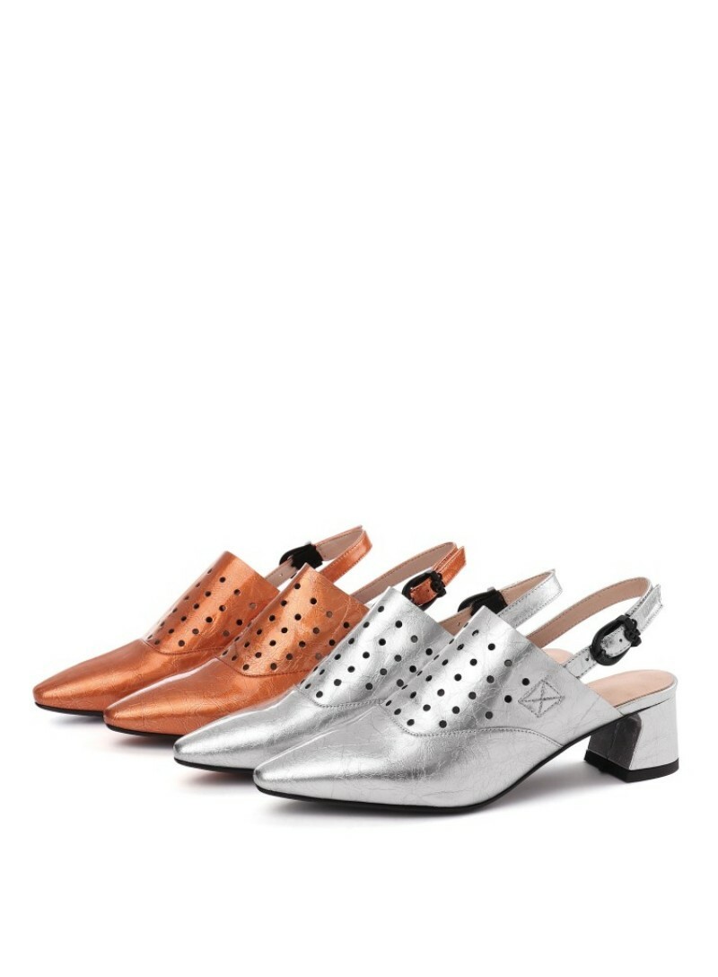 Womens Pointy Toe Sliver shoes Patent Leather Summer Summer Summer Mid Block Heel Hot Sale New 0271b2 Womens Pointy Toe Sliver shoes Patent Leather Summer Summer Summer Mid Block Heel Hot Sale New 0271b2