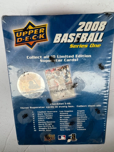 2008 UD BASEBALL SERIES 1 BASEBALL YANKEE STADIUM LEGACY SUPER STAR PACK - Picture 2 of 3