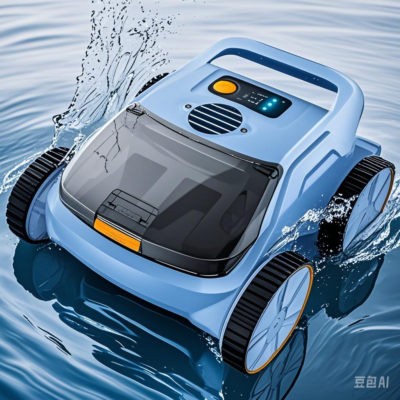 #ad Cordless Pool Vacuum Roboric Automatic Pool Cleaner Wall and Floor Cleaning NEW
