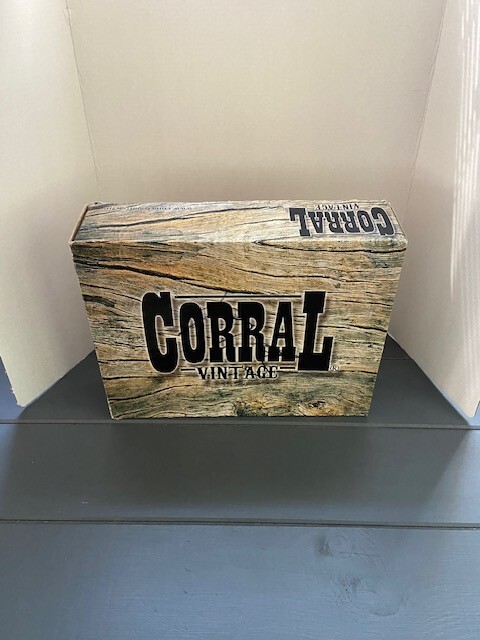 CORRAL VINTAGE Slate Embroidered LEATHER BOOTS - … - image 3