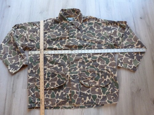 Chaqueta Camuflada Pato SAFTBAK De Colección 2XL Bolsillos de Carga Pájaro Sucio Caza Hecha en EE. UU. - Imagen 5 de 10
