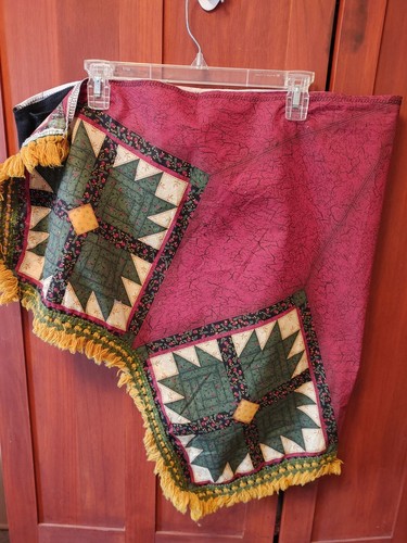 Unique Homemade Christmas Tree Skirt Non Traditional Colors Country Christmas... - Picture 9 of 9