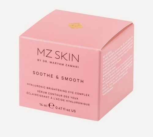 New, MZ SKIN Soothe & Smooth Hyaluronic Brightening Eye Complex 14ml RRP £105  - Picture 1 of 3