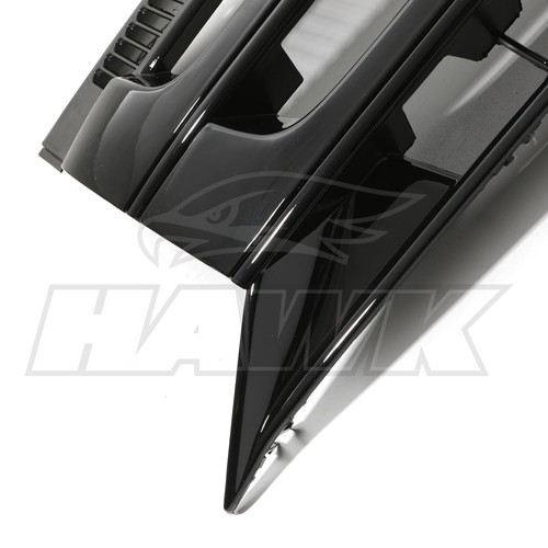 PARRILLA DELANTERA CON INSIGNIA NEGRA BRILLANTE PARA VW TRANSPORTER T5.1 2009+ VW CÁMPER - Imagen 4 de 8